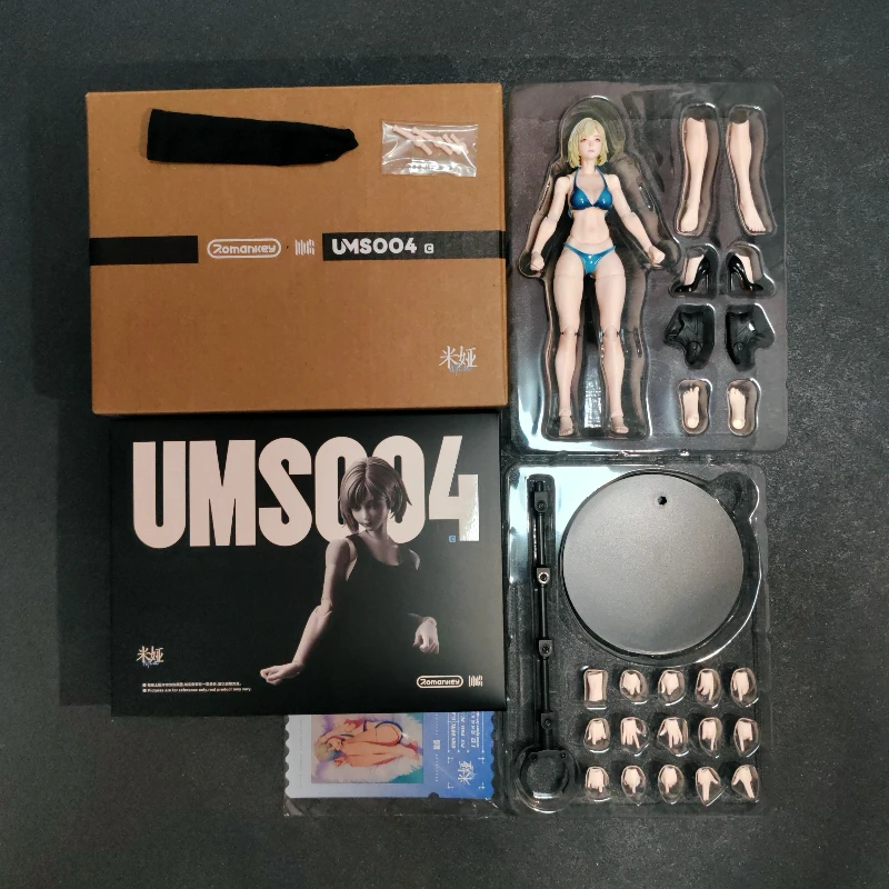 【In Stock】Romankey UMS Series 1/12 Super Articulated Female Body Mia（UMS004 Unpainted Version / UMS004C Painted Limited Edition）