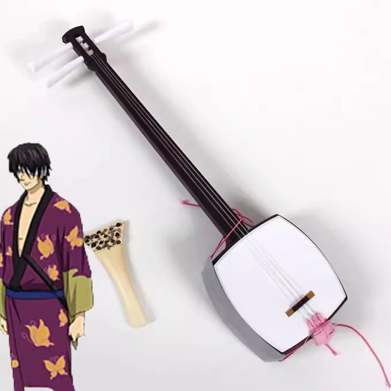 GINTAMA Takasugi Shinsuke classical Sanwei line cosplay weapons props for Halloween Christmas Party Masquerade Anime Shows 75CM