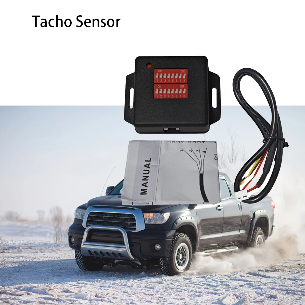 RHAXEL Tachometer Sender Adapter Tacho Signal Convertor 9-32 VDC for Car Auto Motorcycle Boat
