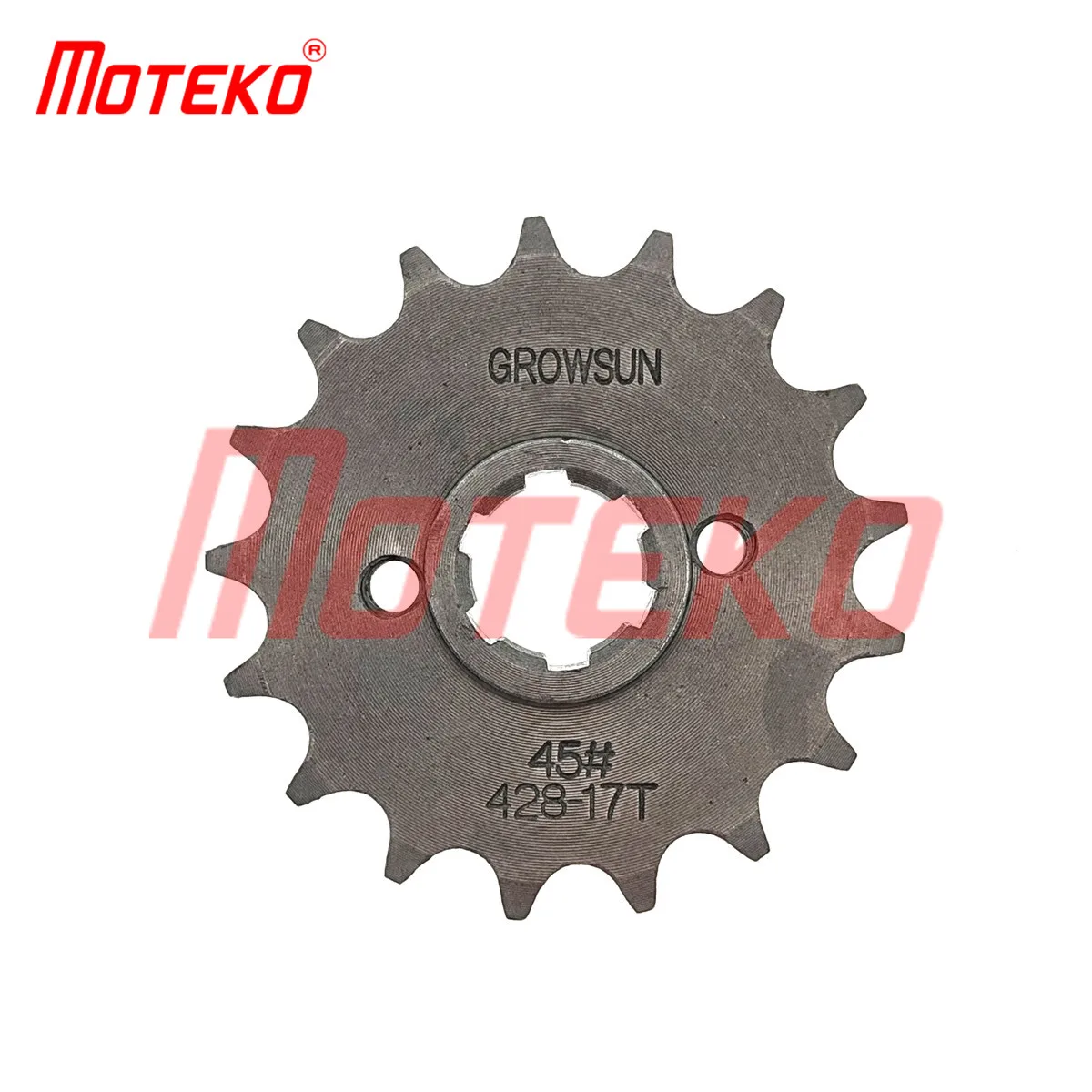 

BX23070104 428-17T 45# STEEL FRONT SPROCKET MOTORCYCLE ACCESSROIES FOR KEEWAY HORSE125 HORSE150 WY125