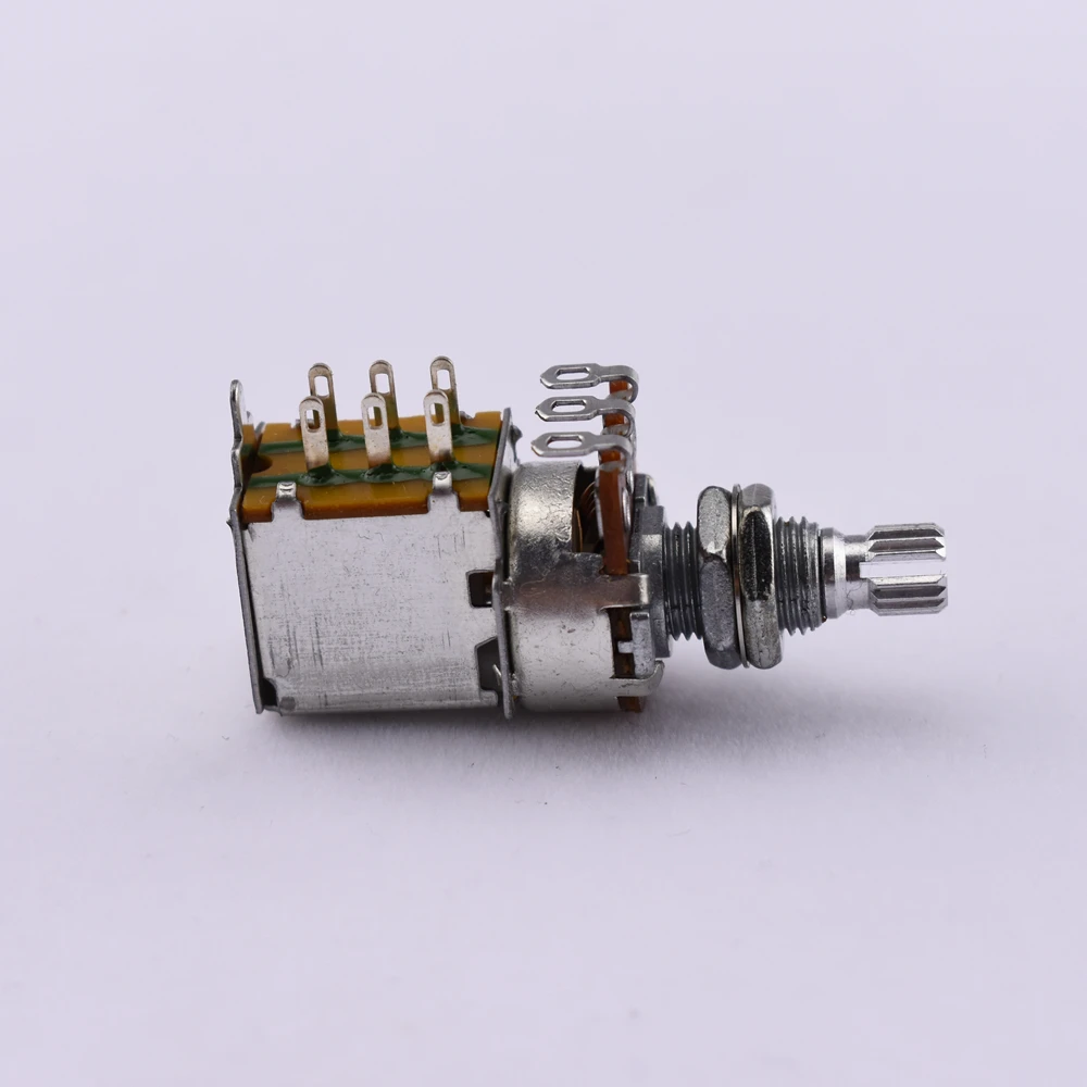 1 Piece Alpha  Push Pull  Potentiometer(POT)  For Electric Guitar Bass -Made in Korea (25K/50K/250K/500K)