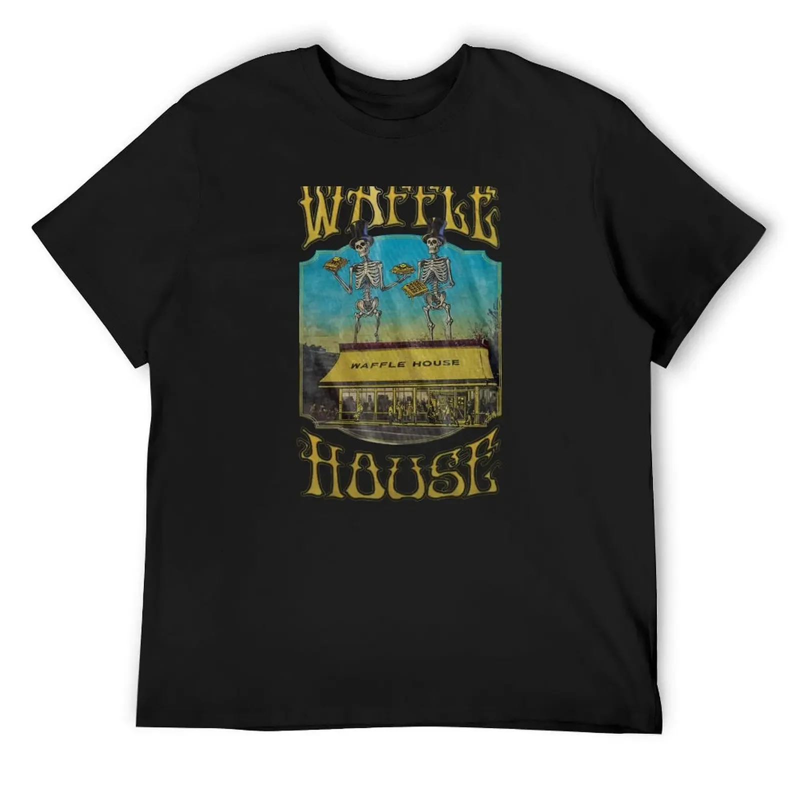 

Vintage Dead Waffle Grateful House T-Shirt shirts graphic tee anime tshirt shirts graphic mens funny t shirts