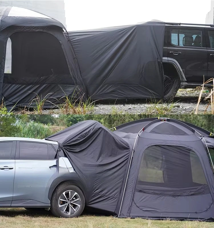 4 Room Hiking Camping Shelter Outdoor Tunnel Tube Tent Large Family