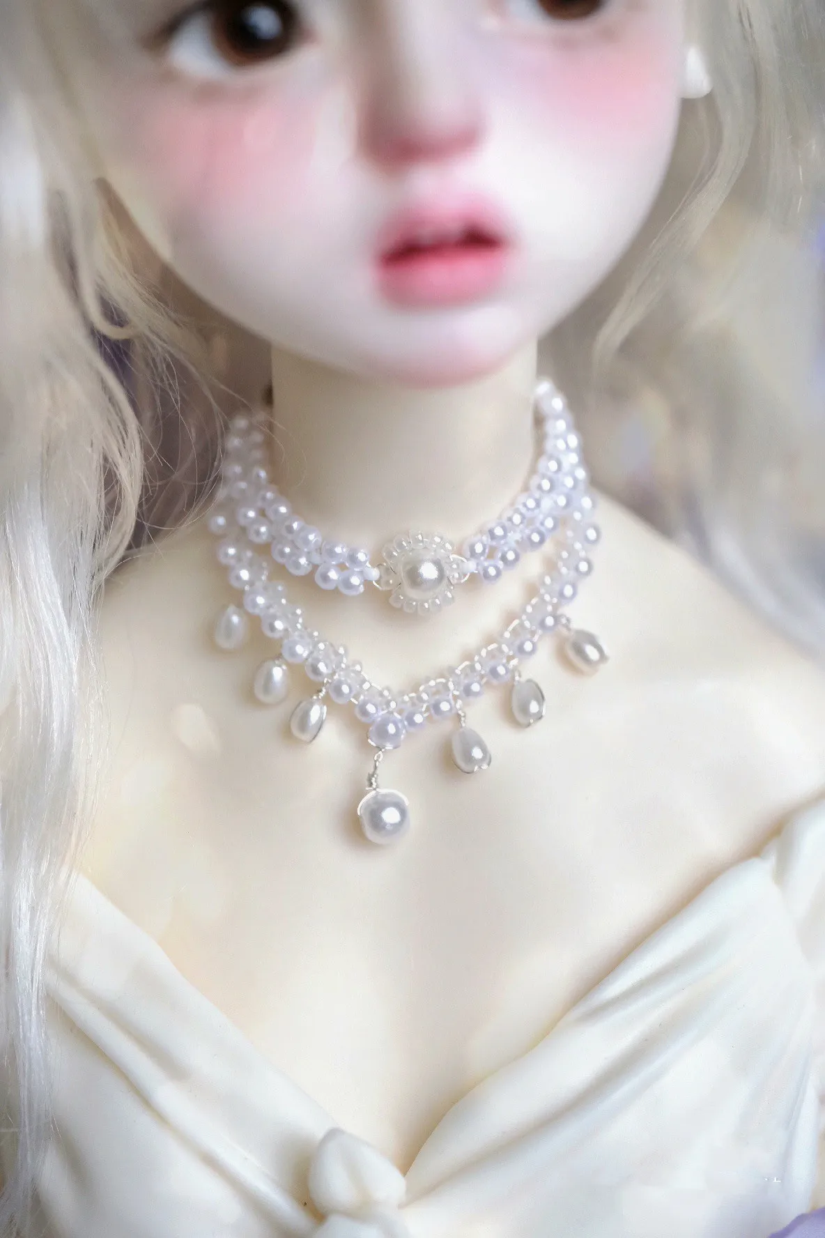 

Красивое Ожерелье для куклы 1/4 BJD, изящные и красивые игрушки, ювелирные аксессуары