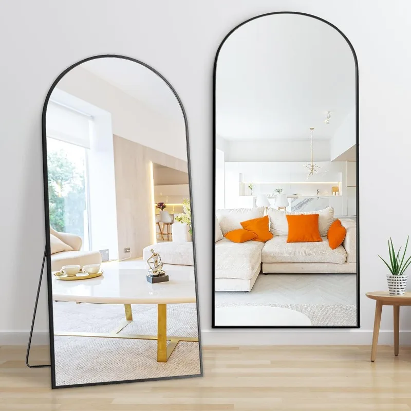 Arched Full Length Mirror with Stand, 71