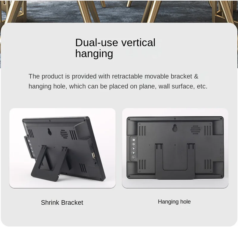 

【Superdeals】TFT Color Screen Digital Display Clock Reminder Alarm Clock For Living Room Bedroom Study Lobby Wall Clock