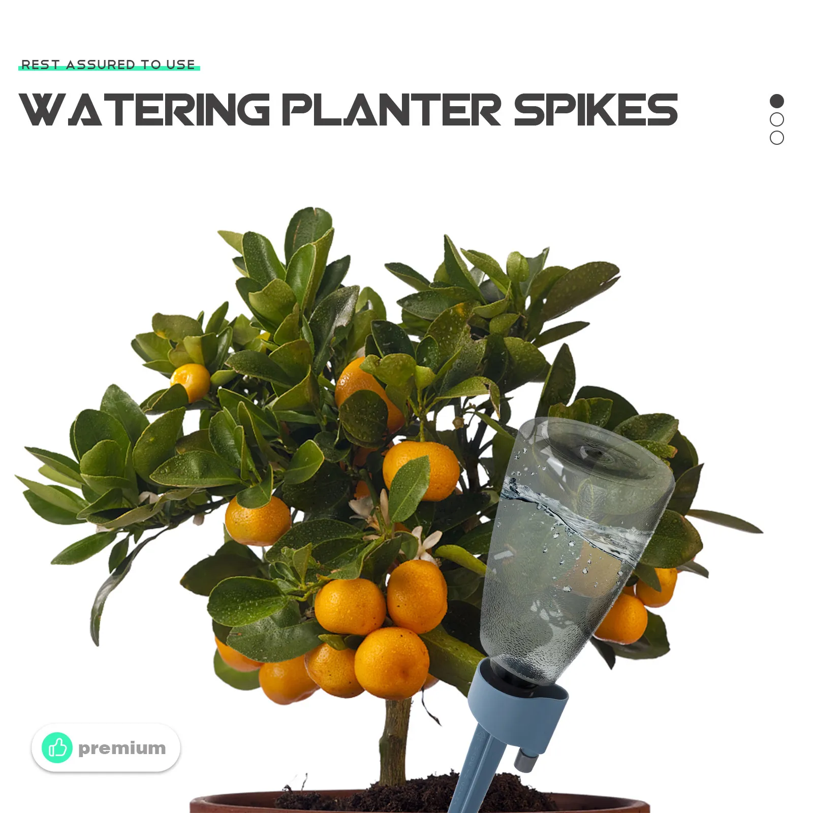 

4 комплекта автоматических колышков для растений с регулируемым механизмом для комнатных и садовых растений в горшках