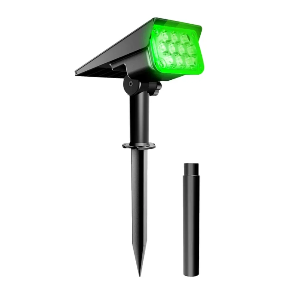 

T-SUN Adjustable Solar Spotlight Solar Garden Light IP65 Solar Power Green Light Yard Path Tree Decor Solar Light Outdoor Psd