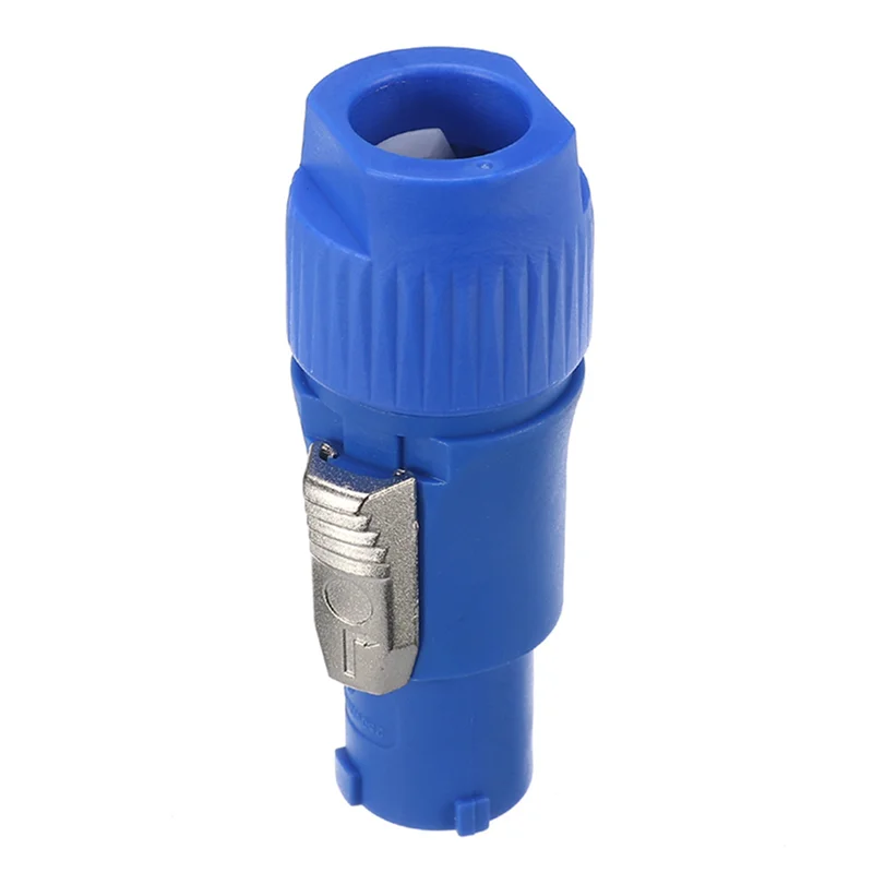 

N01R-60Pcs 3 PIN AC Powercon Connector Male Plug NAC3FCA NAC3FCB AC Cable 20A 250V Power Plug Adapter For Stage Light(A)