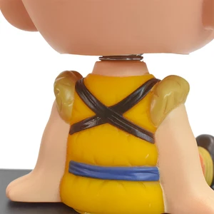 Anime Dragon Ball Z Filho Goku Kuririn Shaking the head doll PVC Action Figure Phone Bracket Car Decoration Statute Toy Gifts 12 Main Sales Dolls Balances the Head - №8