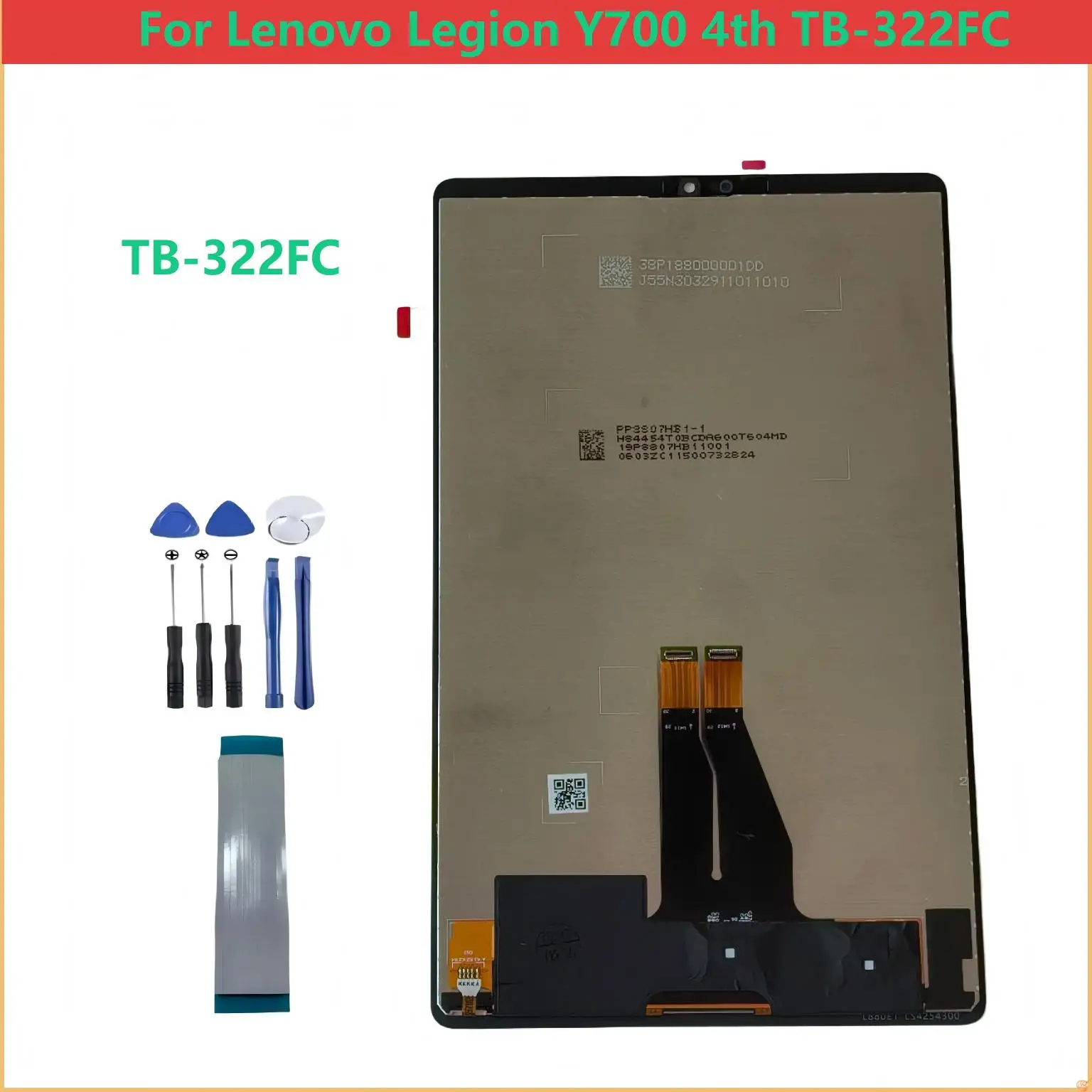 

Оригинальный ЖК-дисплей для Lenovo Legion Y700 4-го поколения TB-322FC, сенсорный экран, стекло, дигитайзер, комплект для ремонта