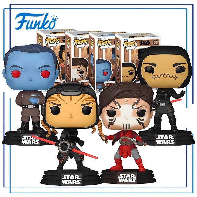 Подлинное издание FUNKO POP Star Wars Barriss Offee, Morgan Elsbeth, украшение для рабочего стола, модель игрушки, Коллекционная модель