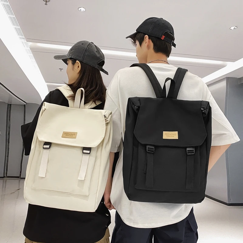 

Large-capacity laptop backpack Casual Travel Backpack Unisex Soft Shoulder Bag Commuting-style backpack