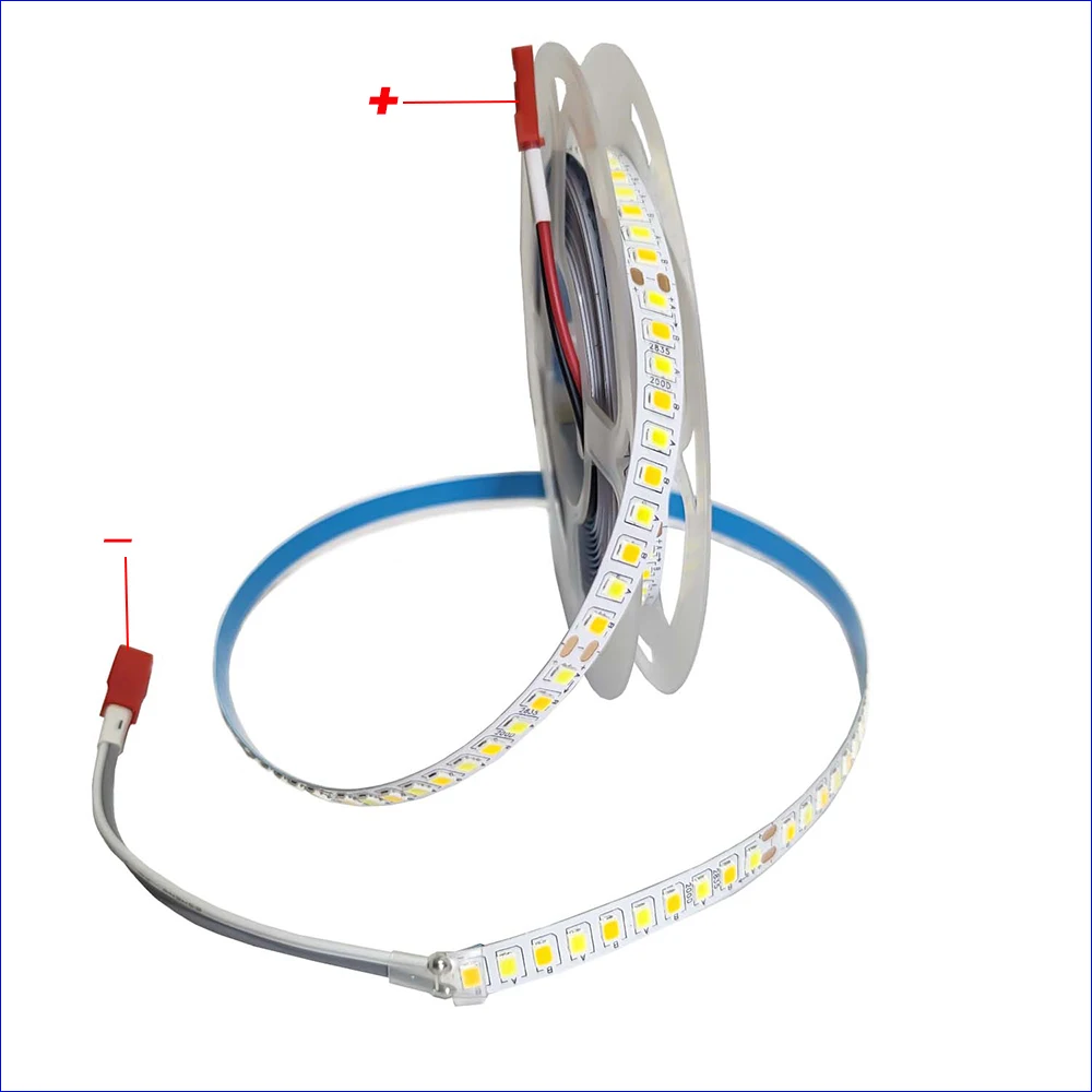 Imagem -03 - Dual Colors Faixa de Led Corrente Constante para Lustres 2835 200d 3000k 6500k Fita 20wx2 por Metro m m 4m