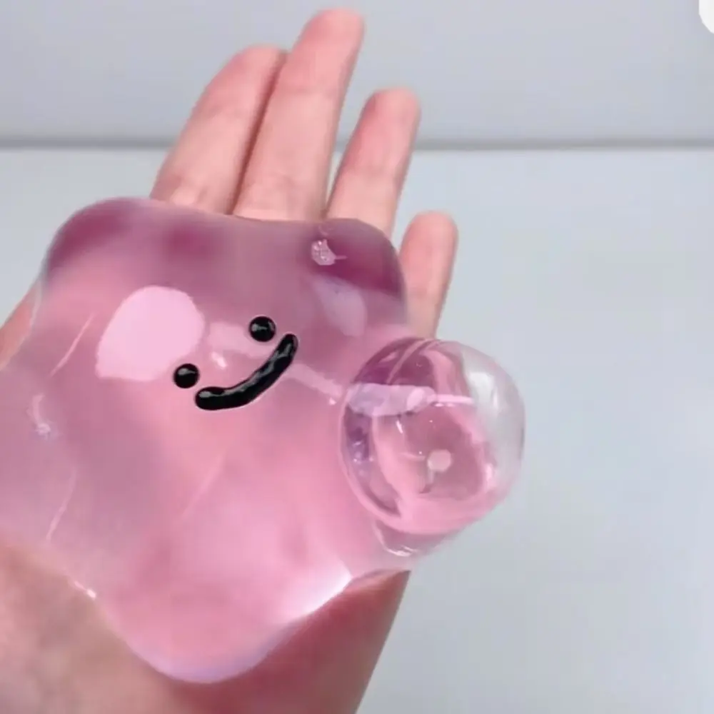 Squeezing Acne TPR Crystal Ball Transparent Simulation Rabbit Water Ball Pinching Toy Solid Star Bubble Octopus Pinching Toy