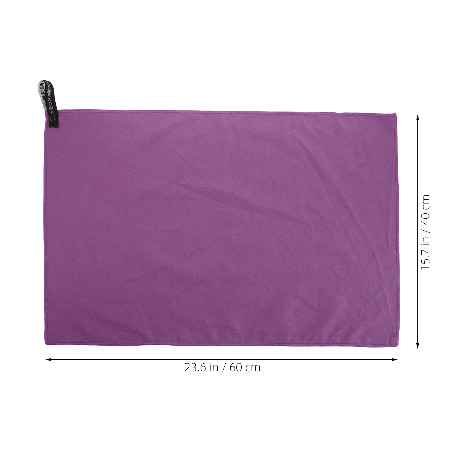 منشفة رياضية فائقة النعومة من الألياف الدقيقة سريعة الجفاف مزدوجة الجوانب لامتصاص العرق واليوجا واللياقة البدنية والصالة الرياضية والمشي لمسافات طويلة والتخييم والسفر خفيفة الوزن