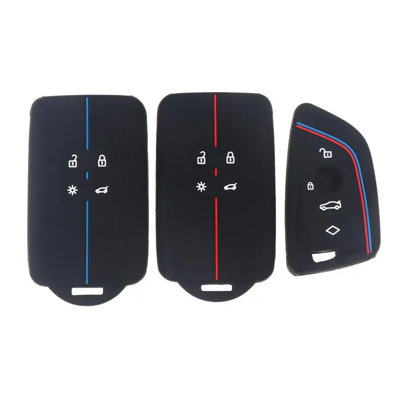 

Простой силиконовый чехол для автомобильного ключа, брелок и защитный чехол для ключей серий X1, X3, X4, X5 и X6