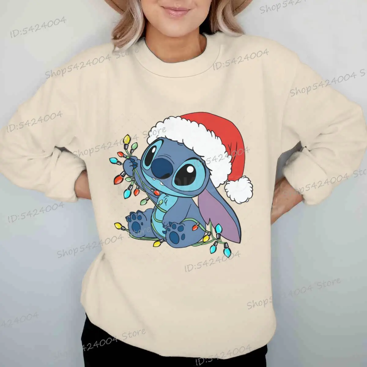 جديد عيد الميلاد غرزة المرأة البلوز Crewneck الصوف طويلة الأكمام الرجال الملابس الكرتون عيد ميلاد سعيد هدايا عيد الميلاد البلوز