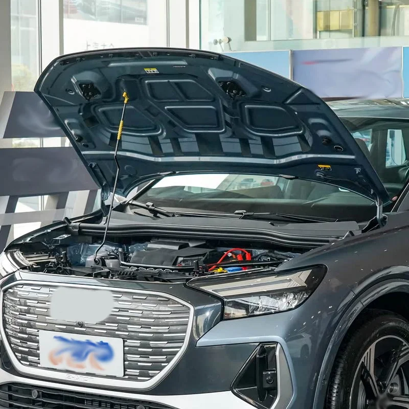 لأودي Q4 e-tron 2022 2023 2024 2025 الجبهة هود بطانة عازلة للصوت العزل الحراري وسادة الحد من الضوضاء الحصير القطن اكسسوارات #5