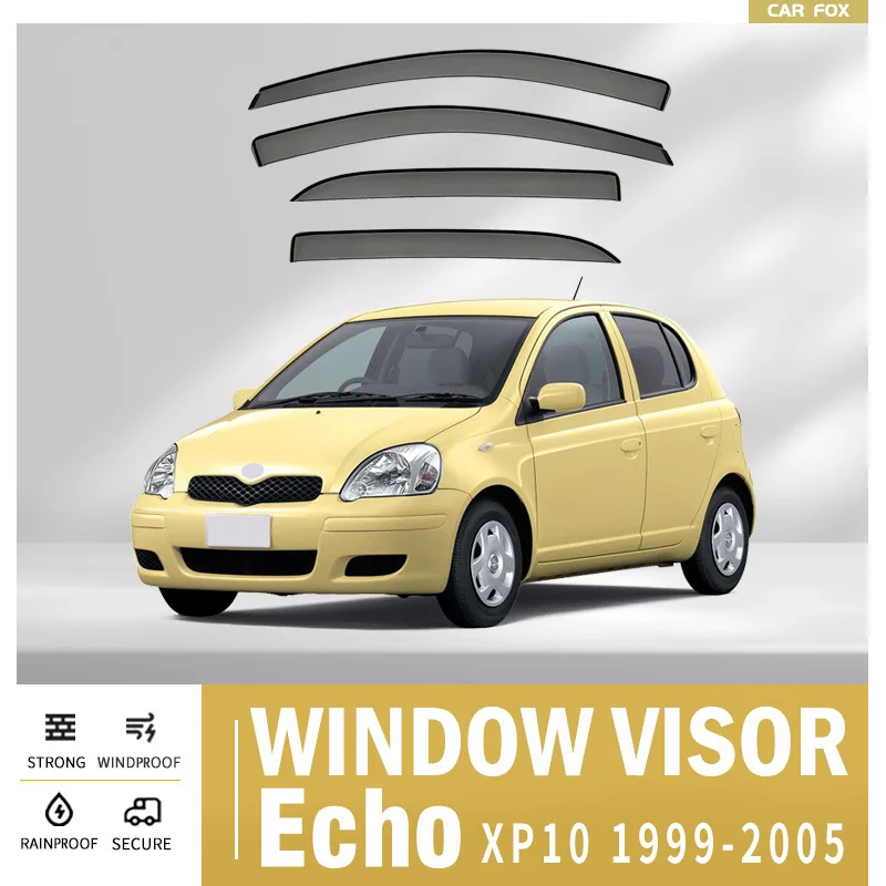 

For Toyota Echo 1999-2005 Car Window Visor Awning Shelters Windshield Side Window Rain Sun Shade Auto Accessories