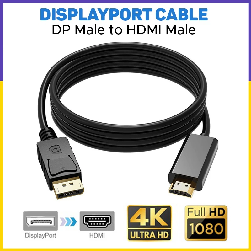 

[Быстрая доставка] адаптер-конвертер 4K 1,8 P для ноутбука, ПК, HDTV