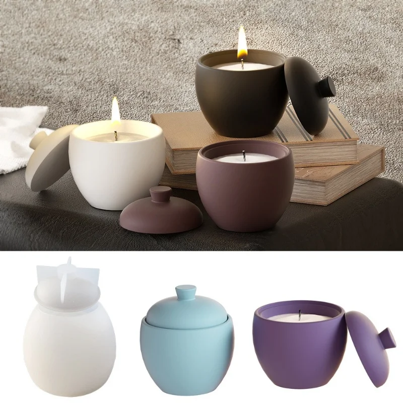 Peervormige Hazelnoot Kaars Cup Siliconen Mal DIY Bloempot Kaarshouder Opbergdoos Hars Mal Ambachten Woondecoratie
