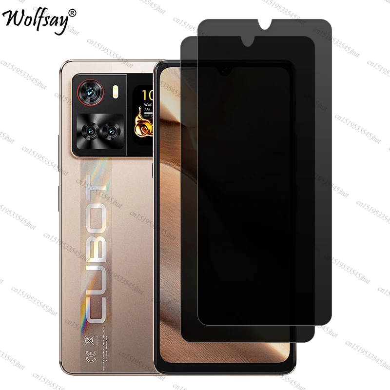 Anti-Spy Tempered Glass For Cubot X100 Privacy Screen Protector For Cubot X100 Full Cover Anti-Spy Glass For Cubot X100 Glass