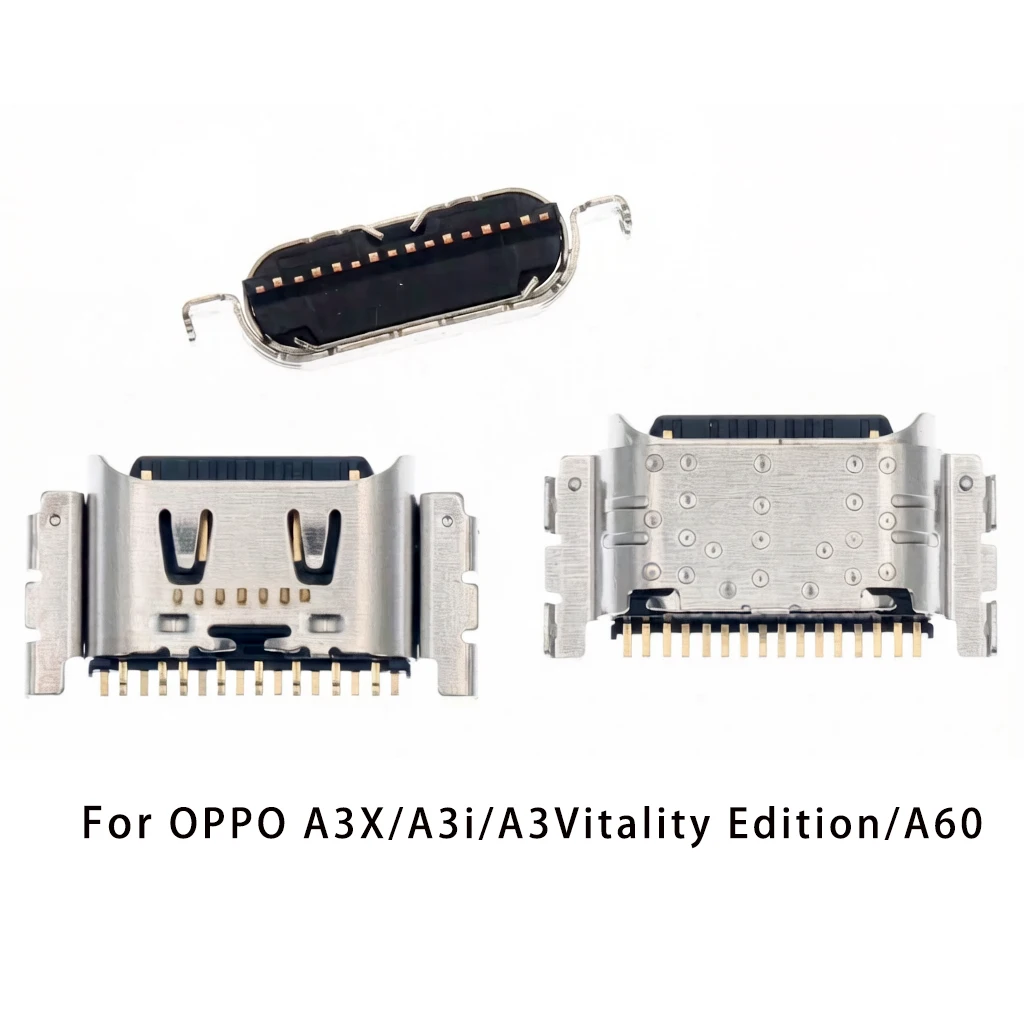 

Разъем для зарядки для OPPO A3X/A3i/A3 Vitality Edition/A60. Мобильный телефон оснащен встроенным портом для зарядки TYPE-C.