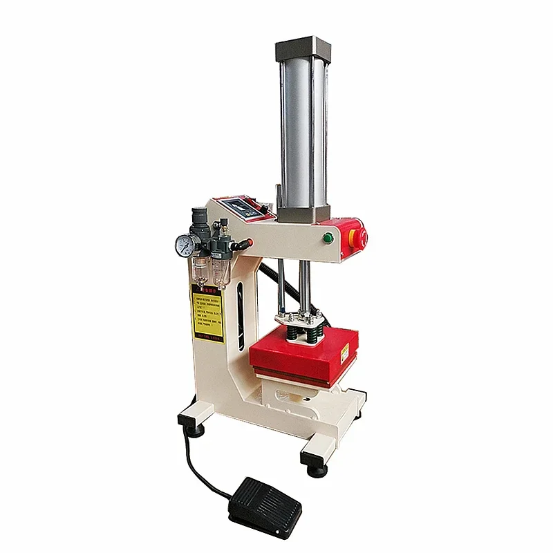 Sublimation Heat Press Machine Pneumatic Automatic Label Heat Printing Equipment for DIY T-Shirt Phone Case Pillow Cover Work