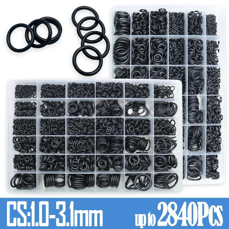 2840p O Ring Washer Car Air Conditioning Black NBR Oring High Temperature Plumbing Gaskets Oil Resistant O-ring Pressure Rubber