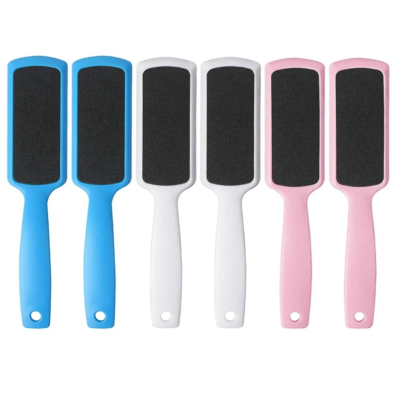 ชุดกำจัดหนังด้านตะไบสำหรับเล็บเท้าแบบสองด้านสำหรับชุดขัดผิวตายแบบมืออาชีพสำหรับชุดเท้า (6แพ็ค)