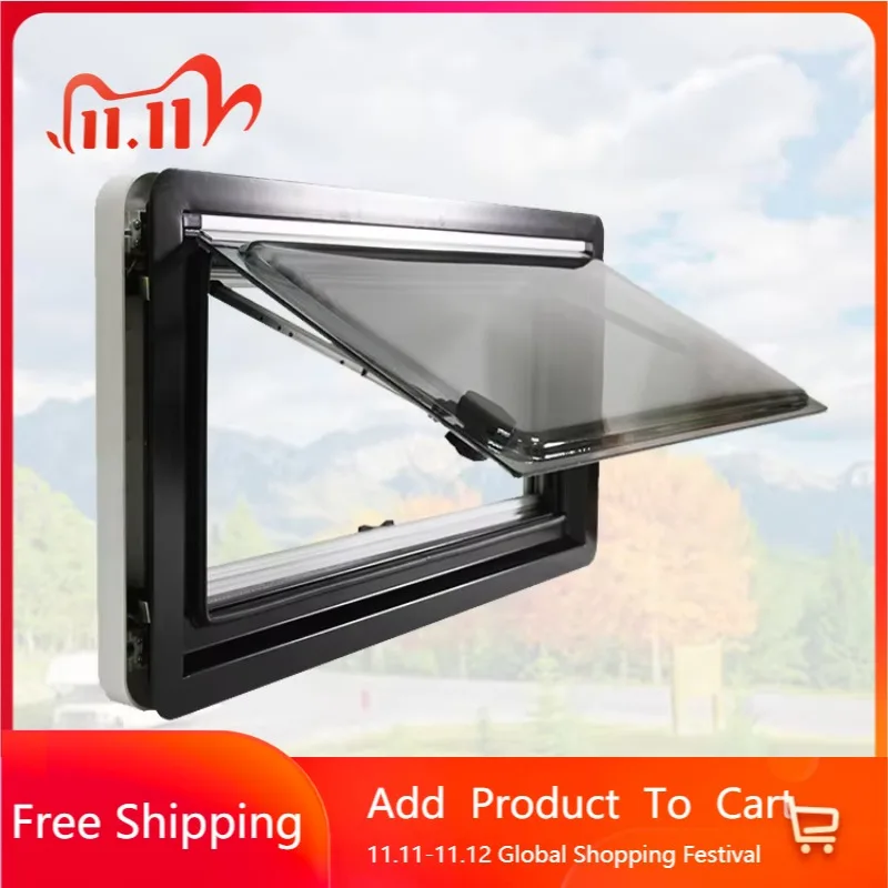 STLF بالجملة سبائك الألومنيوم الإطار الخارجي نافذة RV زجاج أكريليك مزدوج الصقيل لنافذة القافلة #1