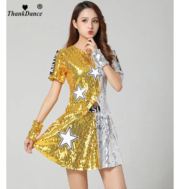 

DS Kpop Idol Хип-Хоп Уличный Танец Взрослых Женщин Джазовый Танец Сексуальная Корейская Танцевальная Девушка Костюм Сценическое Платье Костюмы Наряды