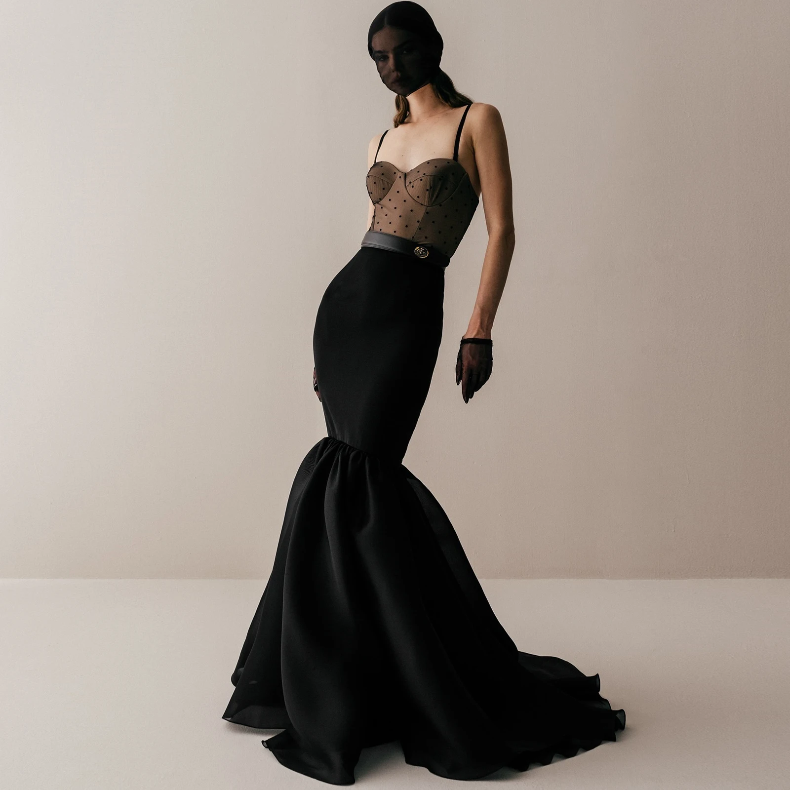 

Trendy Black Mermaid Skirt 2025 Couture Floor Length Stretch Taffeta Evening Party Skirts Zipper Waist Prom Maxi Skirt Custom