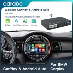 Wireless CarPlay Android Auto for BMW Mini R55 R56 R57 R58 R59 R60 R61 F54 F55 Clubman Countryman Hardtop John Cooper F56 F57