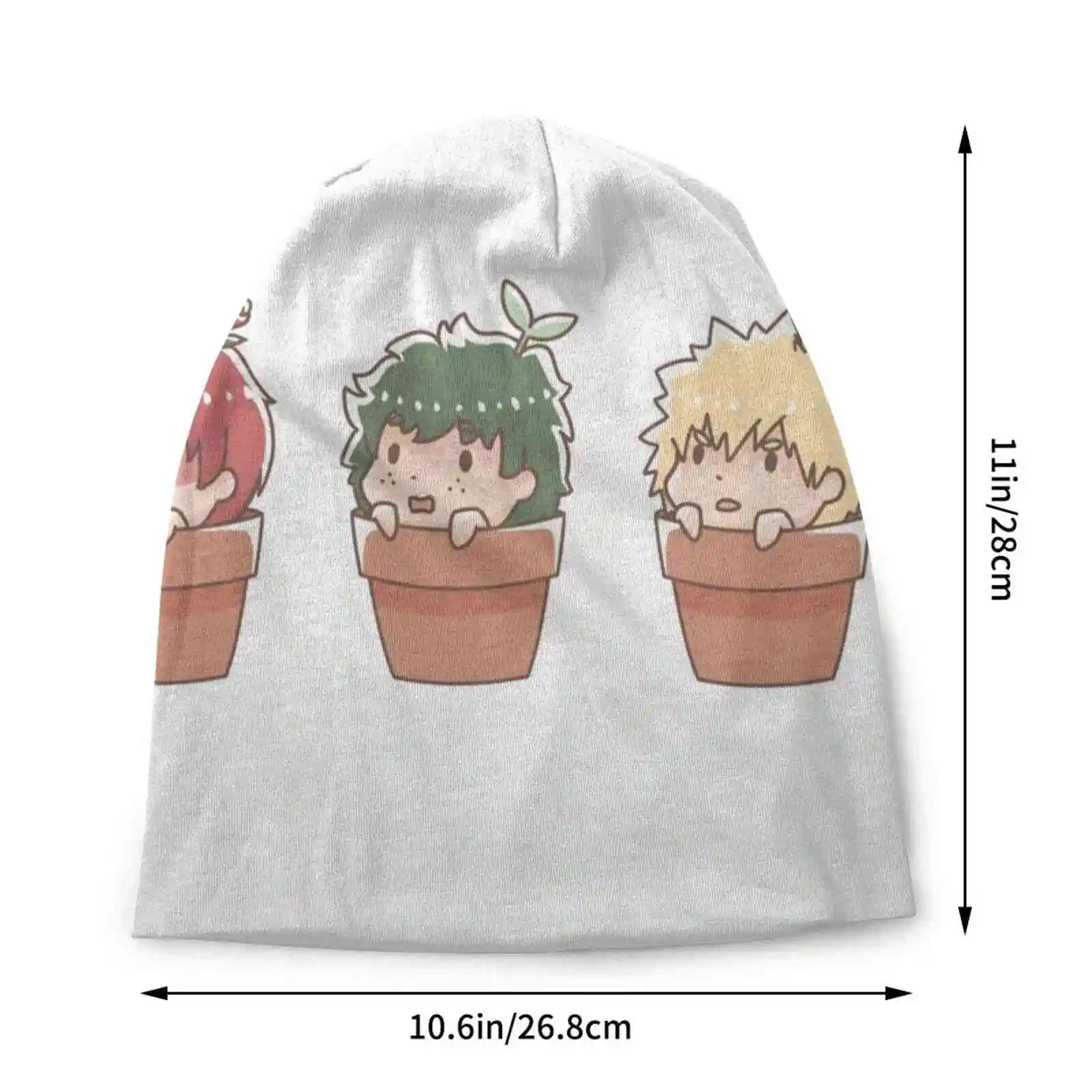 Boys Will Be... Plants ? Knitted Hat Warm Beanie Outdoor Caps Bnha Boku No Hero Academia Mha Midoriya Izuku Izuku Midoriya Deku