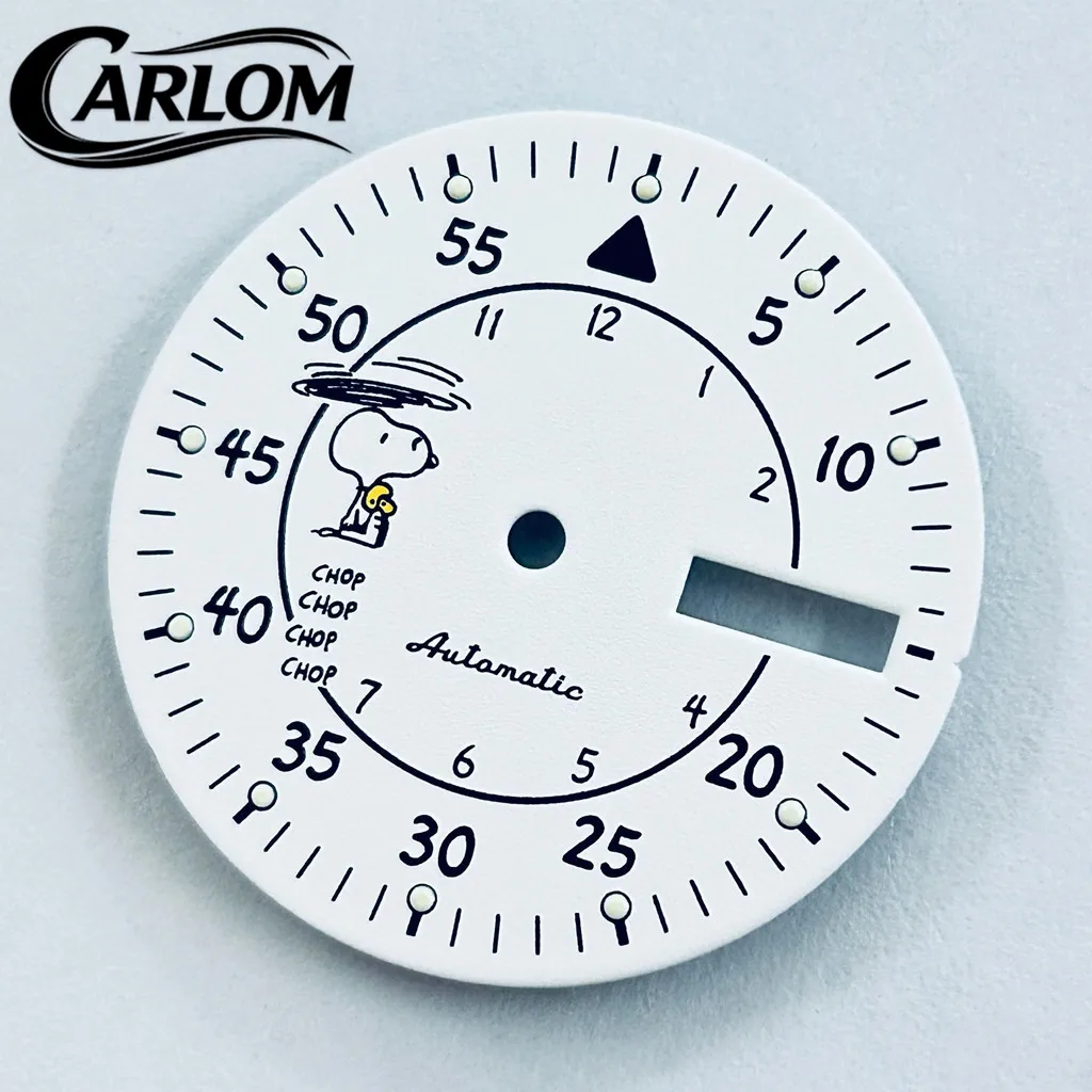 mostrador-de-relogio-de-285-mm-para-movimento-nh36-verde-luminoso-com-desenho-animado-branco-pecas-para-relogio