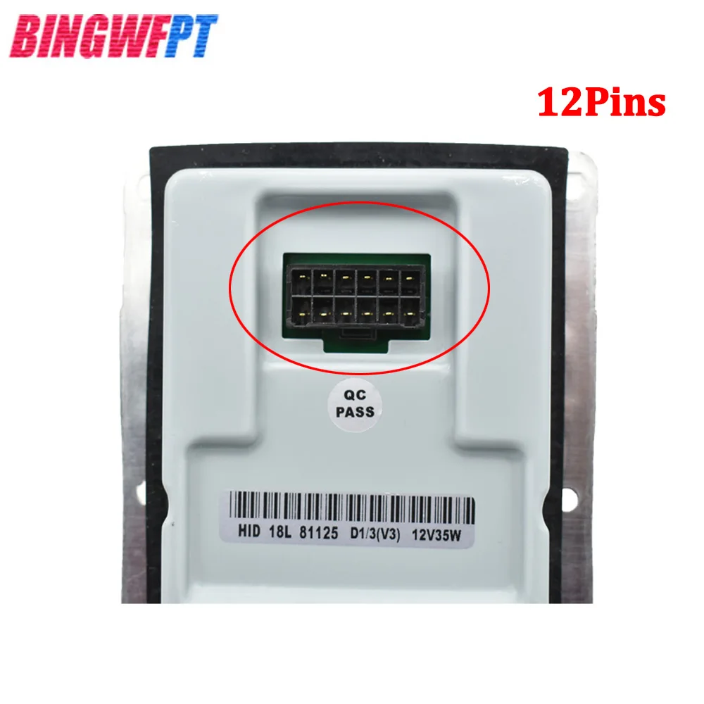 

1 шт. LAD5G 12-контактный ксеноновый балласт-игнитор D1S D1R для фар HID 89030461 89031486 для Cadillac SRX 2004-2009, для Chrysler 300c 2005 года