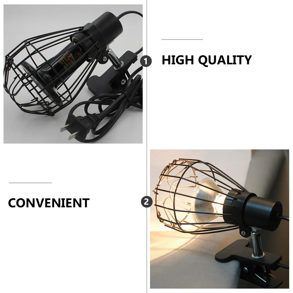 Ceramic Lamp Lampshade Reptile Heating Cover Supplies Pet Anti-hot Mesh Lightbulbs