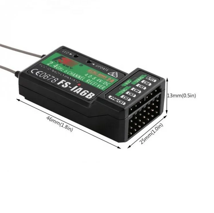 Factory sells cheap 2.4GHz 6ch Ppms Fs Ia6b Rc transmitter receiver