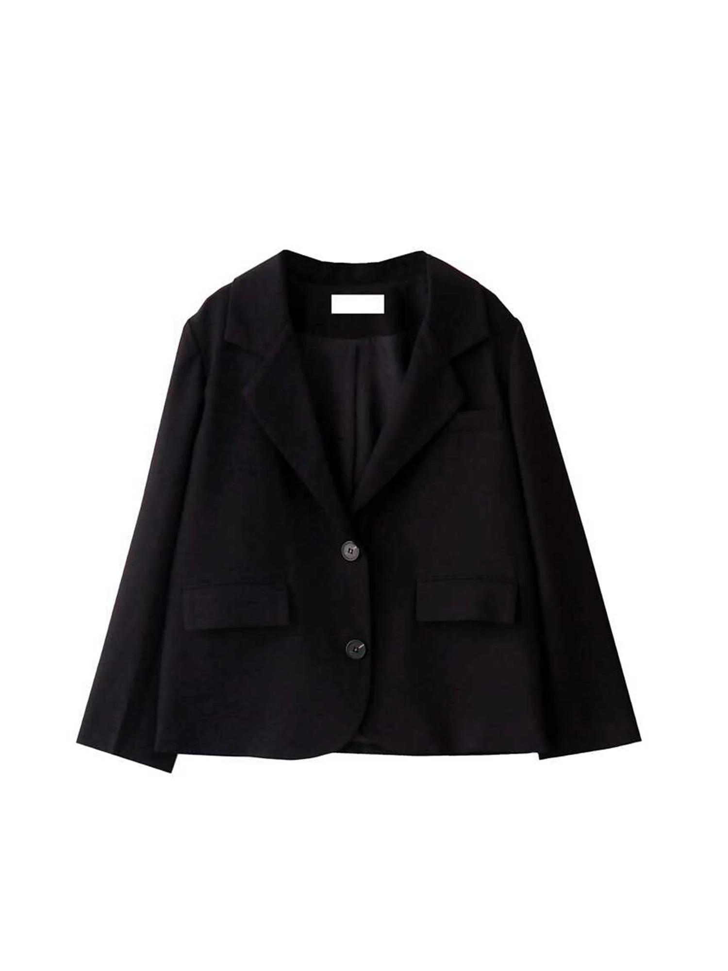 

Женский черный готический пиджак с длинными рукавами, женский модный винтажный свободный пиджак в стиле Харадзюку в стиле OL, верхняя одежда, верхняя одежда