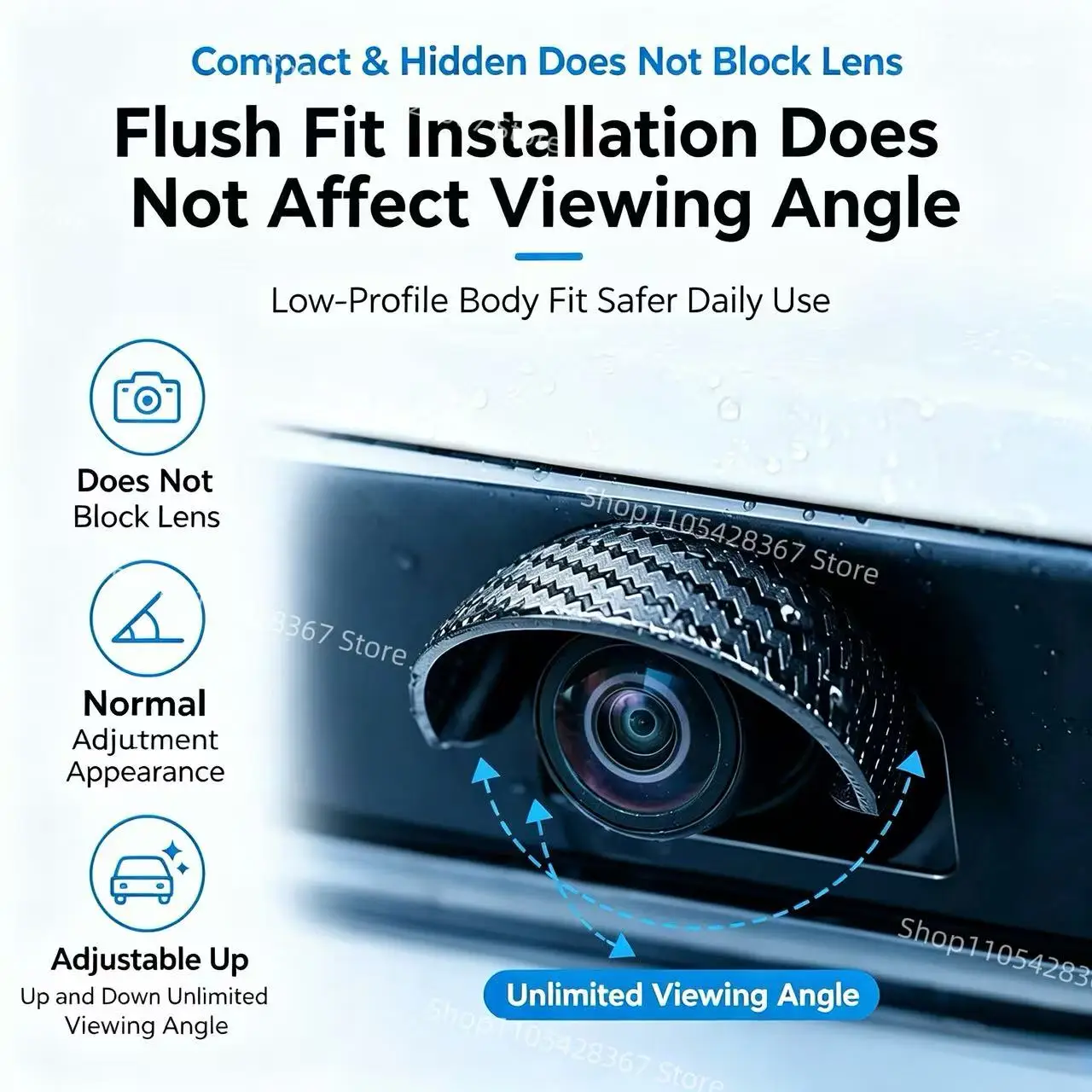 New Carbon Fiber Car Camera Rain Cover For Haval H6 H9 F7 F7x Jolion Dargo Big Dog M6 H2 H4 H7 F5 Reversing Camera Visor Shield