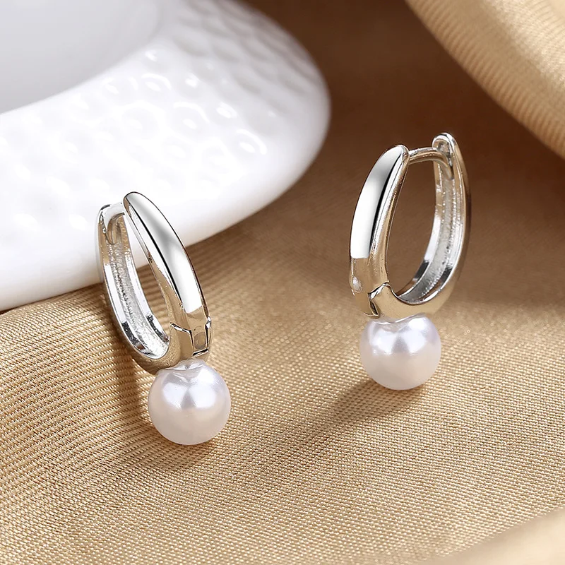 Japan Akoya AAAA  6-7MM 7-8mm 8-9MM 9-10mm AAAA Edison Near Round Flawless Pearl Earnail gilding