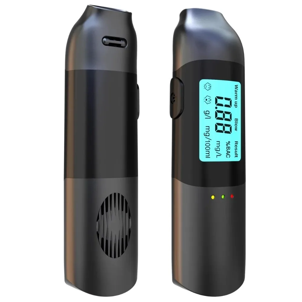 LED Digital Display Portable Alcohol Tester High Accuracy Real Time Detection Non-Contact Alcohol Tester Fast Detection