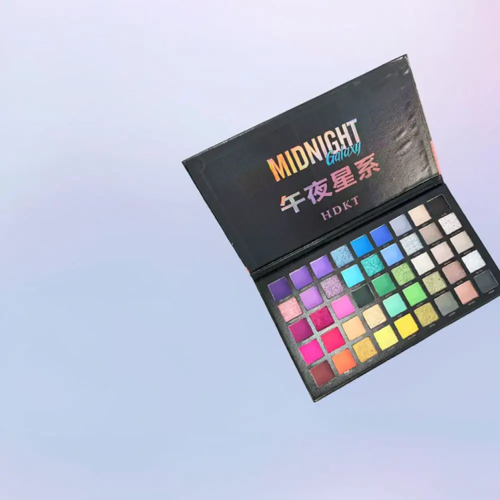 For HDKT 45 Color Eyeshadow Palette Vibrant Matte Shimmer Pigment Professional Makeup Cosmetics Palette For Stage Daily Art