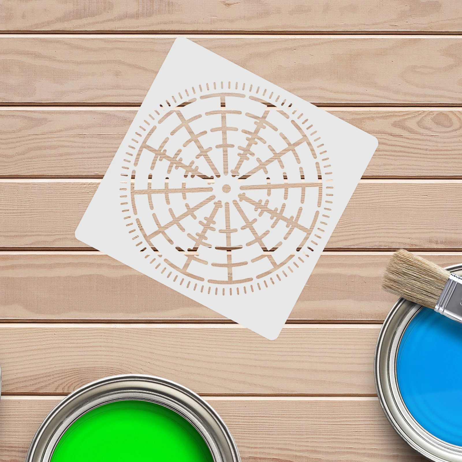 Plantillas de puntos de destino reutilizables y delicadas para manualidades Diy, plantillas de pintura, accesorios decorativos, plantillas Web compactas para