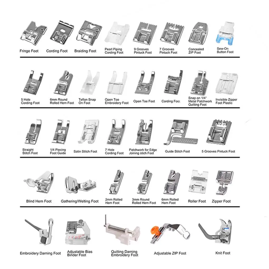 

Sewing Tools Straight Multipurpose Pressure Feet Parts Supplies Household