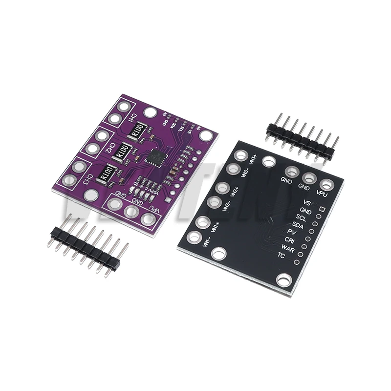 INA3221 Triple-Channel Module, High-Side Measurement, Shunt and Bus Voltage Monitor with I 2C- and SMBUS-Compatible  Interface