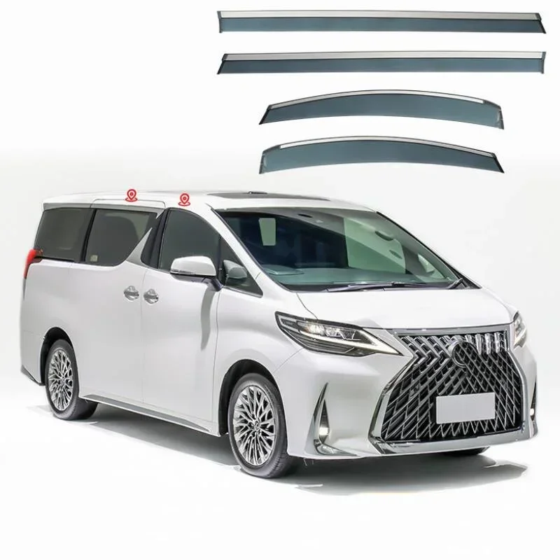 Window Visor Side Window Deflector For Lexus LM300H LM Series 2019 2020 2021 2022 2023 2024 2025