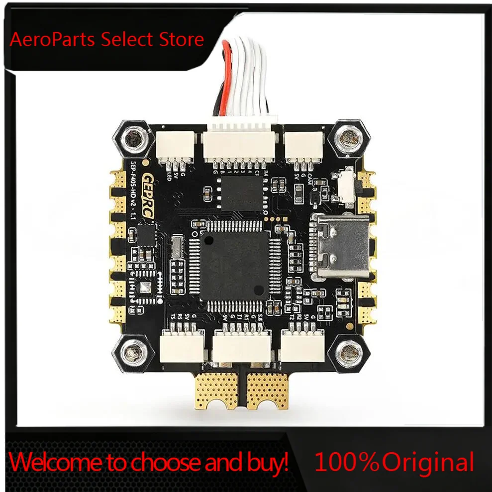 AeroPartsNew For GEPRC F405 BLS 50A Stack 42688-P Gyroscope 16MB Black Box Data Analyzer Plug Play Racing FPV Dr-one Easy Flight